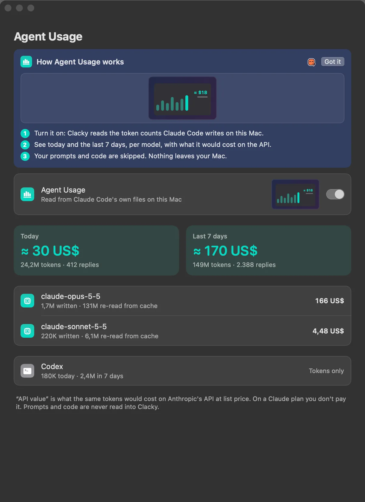 Agent Usage in Clacky