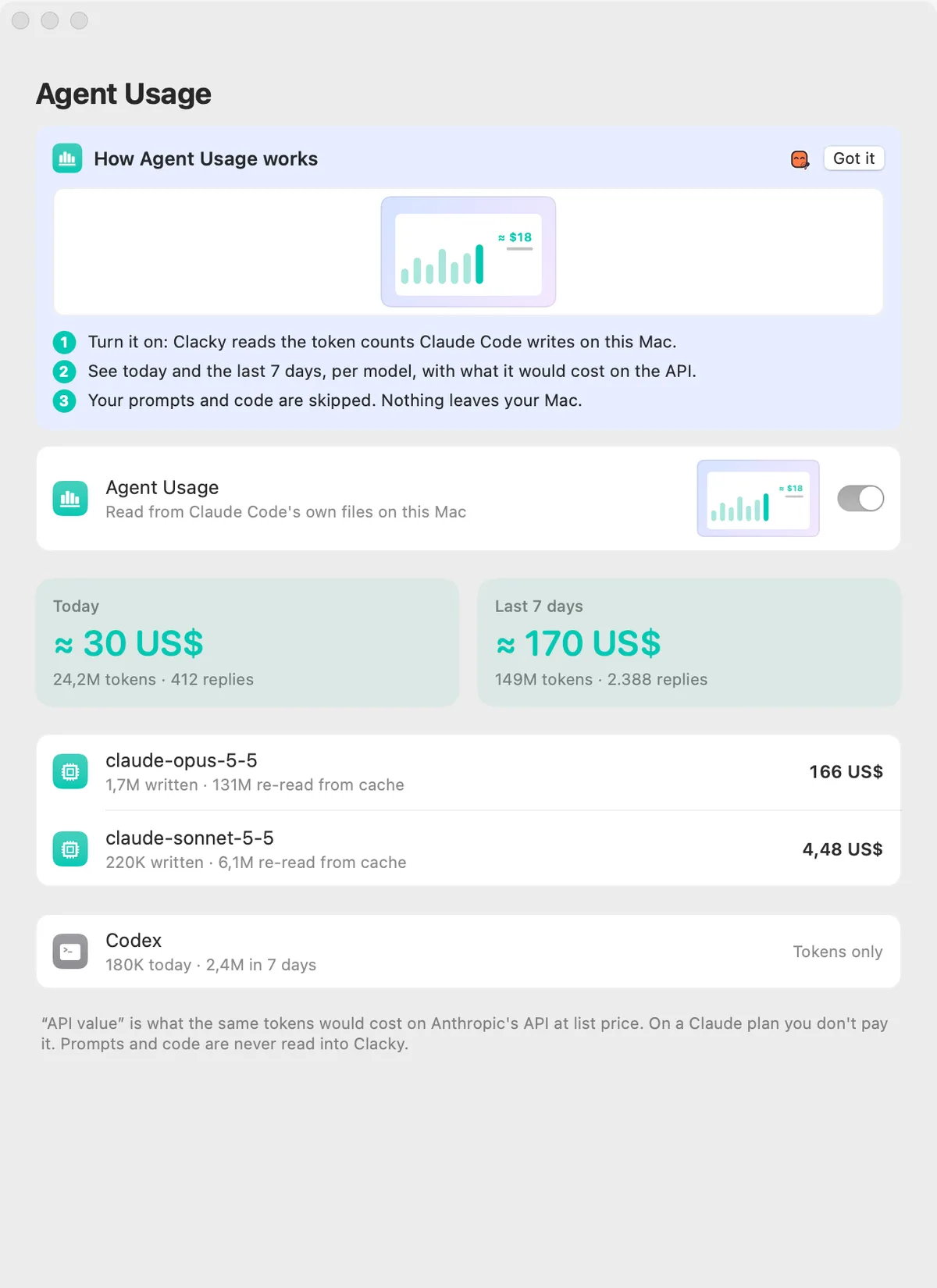Agent Usage in Clacky