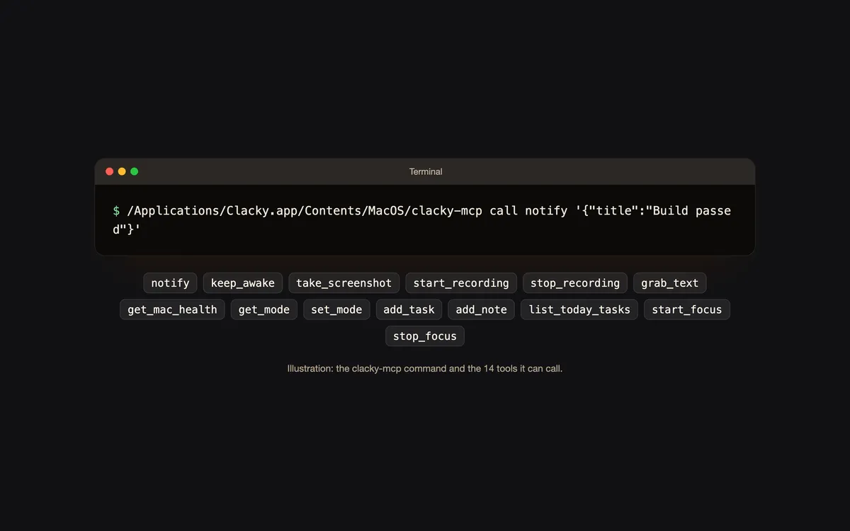 Command line in Clacky