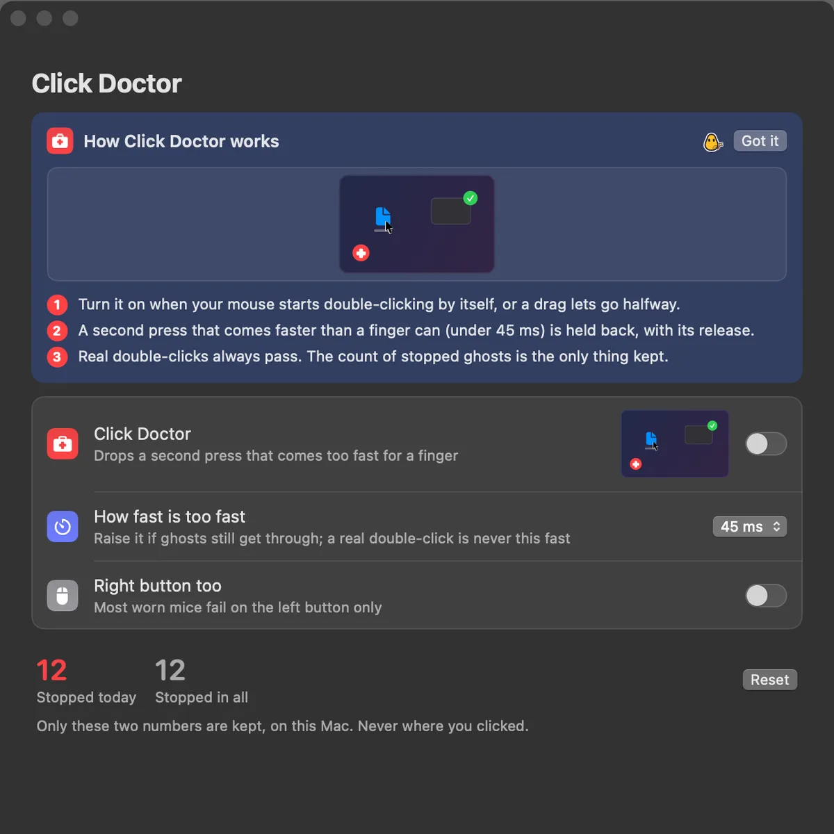 Clacky의 Click Doctor