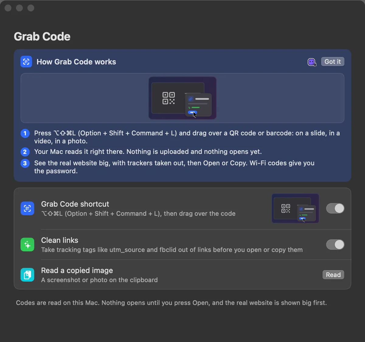 Grab Code in Clacky