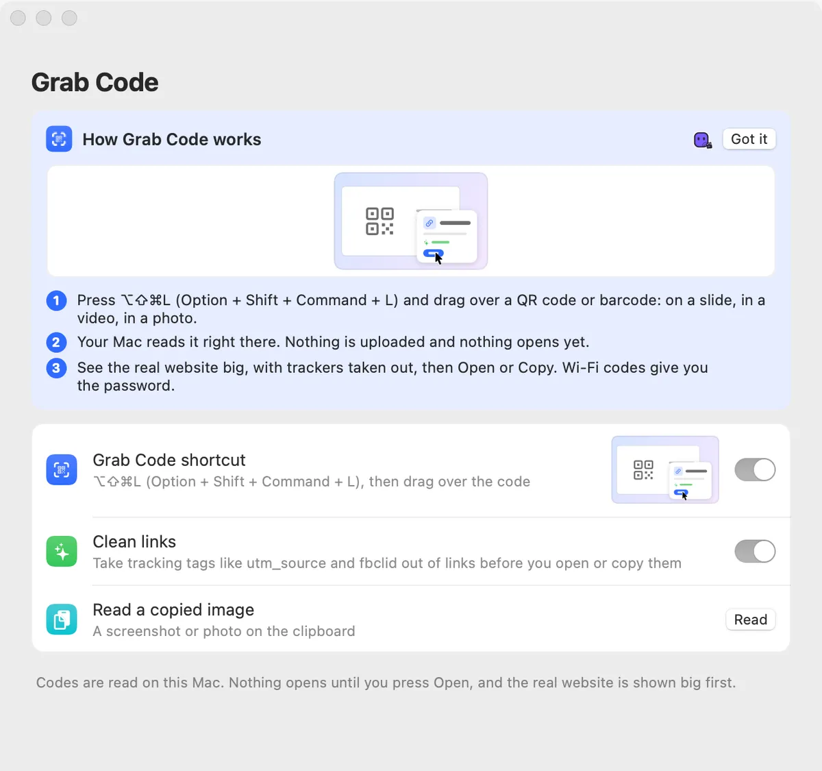 Grab Code in Clacky
