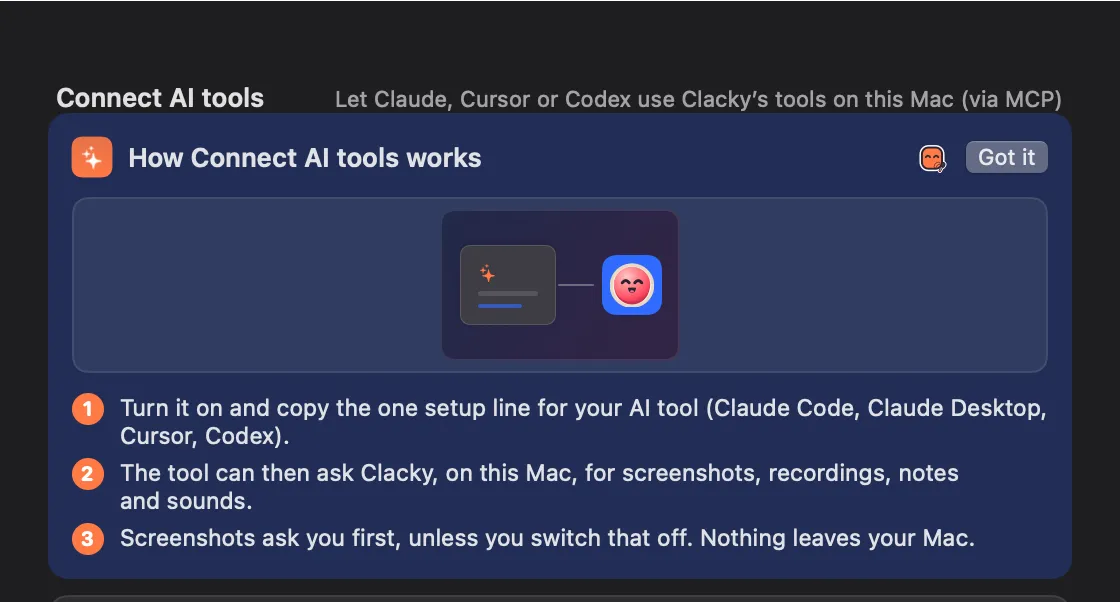 Clacky의 처음부터 비공개