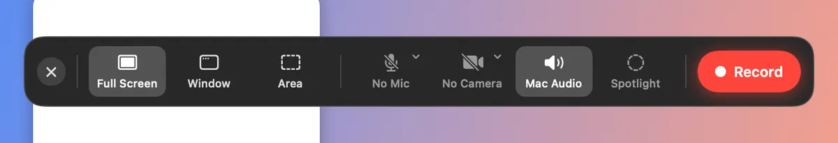 Screen Recorder in Clacky